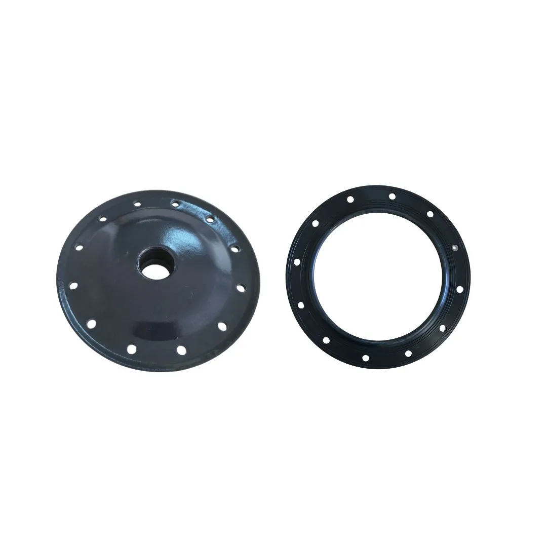 Flens 12 gaats met 1 1/2 duims fitting en rubber pakking