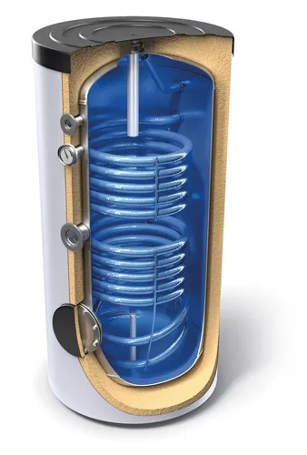 Indirect gestookte Tesy boiler 300L met 2 wisselaars